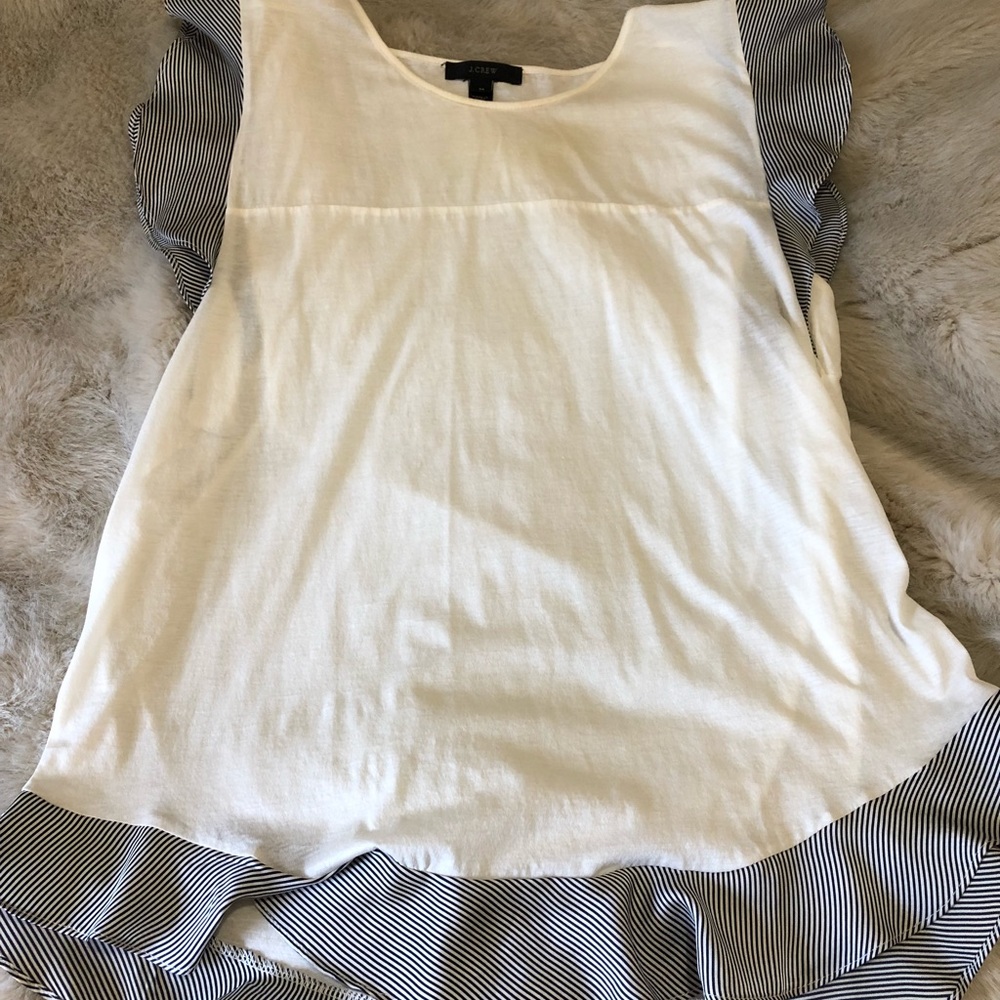 Jcrew Frilly Top